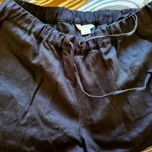 J.Crew Black Linen shorts